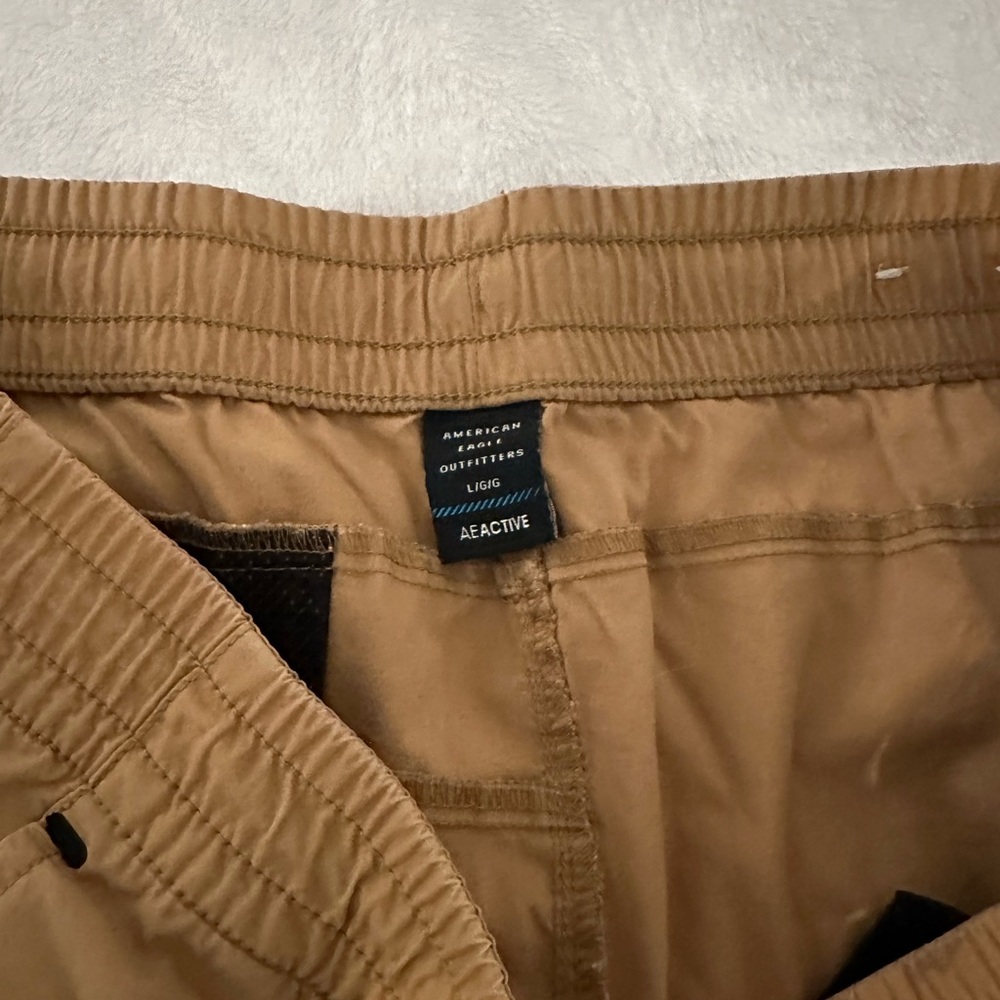 Men's AE Tan Jogger Pants - Picture 3 of 6